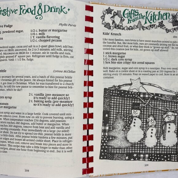 Gooseberry Patch Welcome Home For The Holidays Cookbook Christmas Spiral Recipes - Picture 12 of 13
